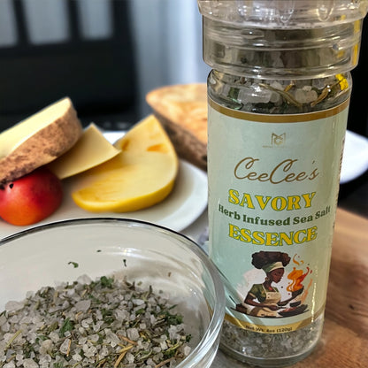 CeeCee’s Savory Essence Herb Infused Sea Salt 4oz.