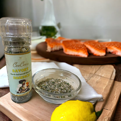 CeeCee’s Savory Essence Herb Infused Sea Salt 4oz.